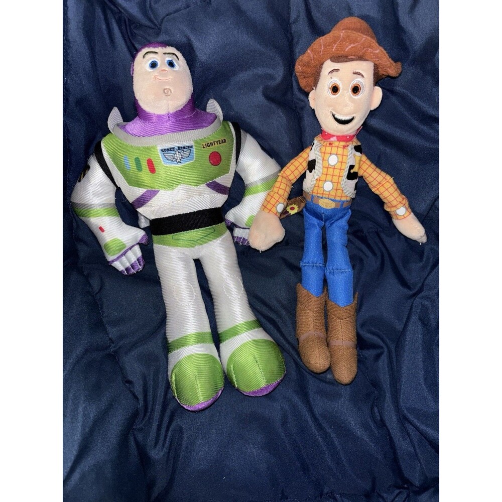 Toy Story 12” Woody & 11” Buzz Lightyear Plush Toy Set Of 2 Disney